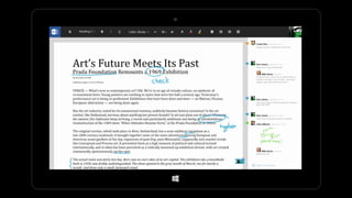 Office Touch for Windows in INK Presentation from Microsoft Research
