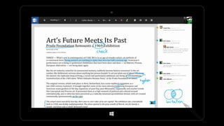 Office Touch for Windows in INK Presentation from Microsoft Research