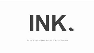 Office Touch for Windows in INK Presentation from Microsoft Research