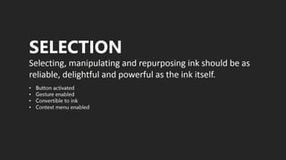 Office Touch for Windows in INK Presentation from Microsoft Research