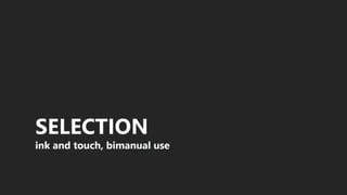 Office Touch for Windows in INK Presentation from Microsoft Research