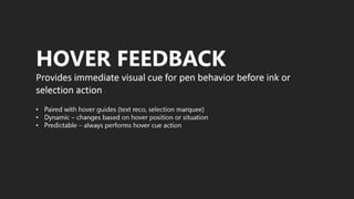 Office Touch for Windows in INK Presentation from Microsoft Research