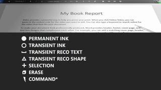 Office Touch for Windows in INK Presentation from Microsoft Research