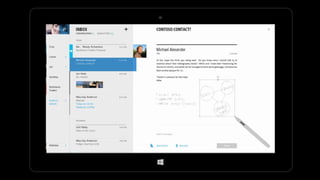 Office Touch for Windows in INK Presentation from Microsoft Research