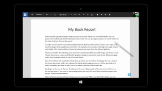 Office Touch for Windows in INK Presentation from Microsoft Research