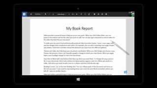 Office Touch for Windows in INK Presentation from Microsoft Research