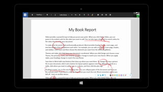 Office Touch for Windows in INK Presentation from Microsoft Research