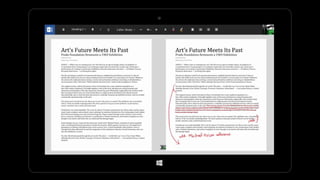 Office Touch for Windows in INK Presentation from Microsoft Research