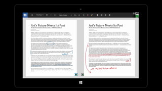 Office Touch for Windows in INK Presentation from Microsoft Research