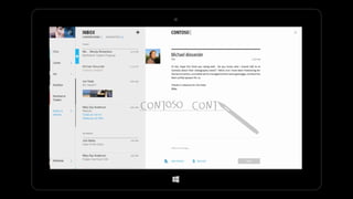 Office Touch for Windows in INK Presentation from Microsoft Research