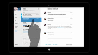Office Touch for Windows in INK Presentation from Microsoft Research