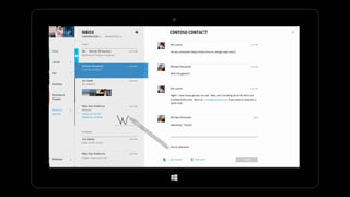 Office Touch for Windows in INK Presentation from Microsoft Research
