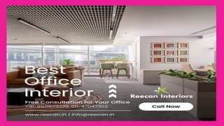Office Interior Design Trends in India for 2025 | PDF