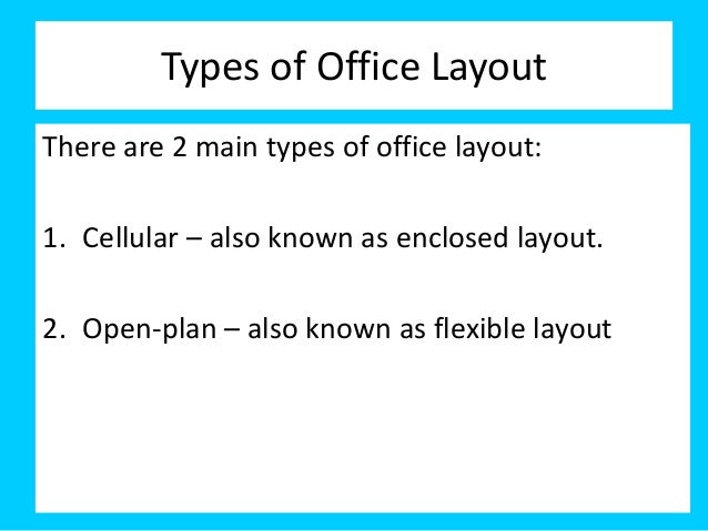 office layouts powerpoint