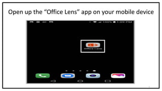 Office lens business card | PPTX