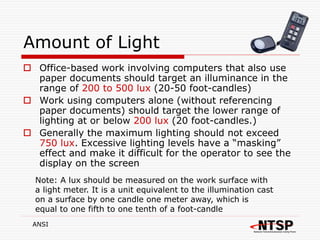 office lighting and its various aspects in field of lighting | PPT