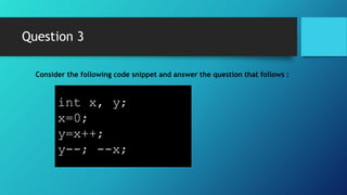 Increment and Decrement operators in C++ | PPTX