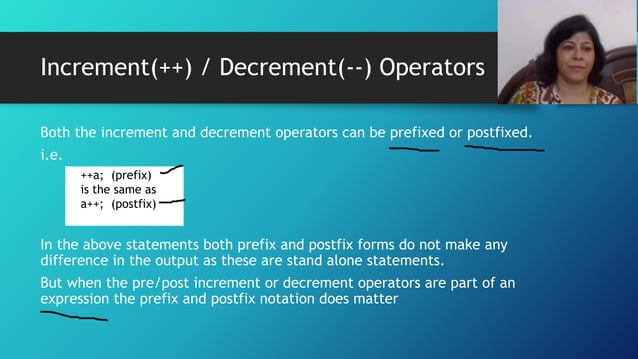 Increment and Decrement operators in C++