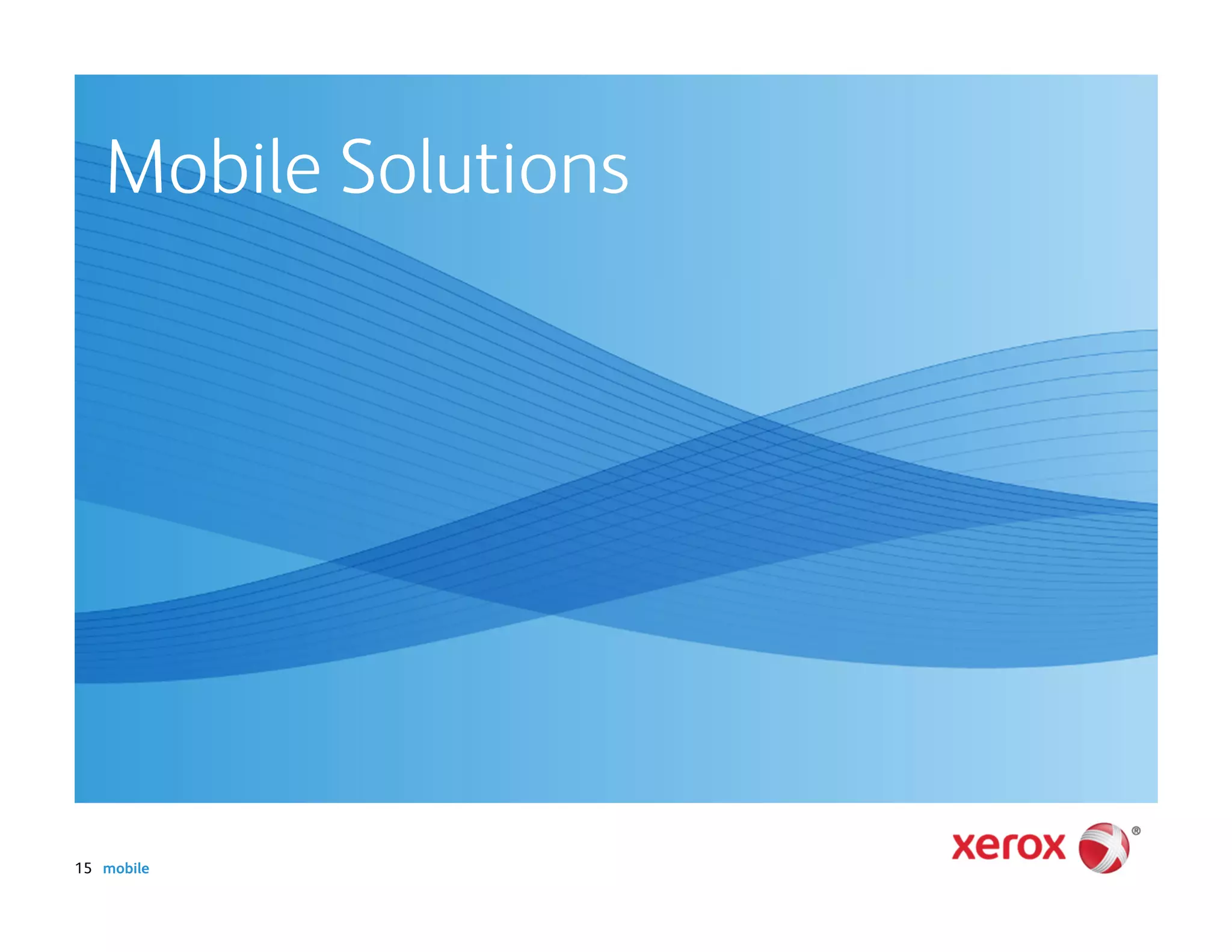 Mobile Solutions




15 mobile
 