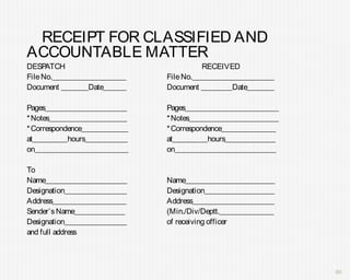 Receiving Name Office procedure and practices | PPT