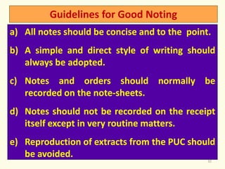 Point To Note Office Procedure & Communicatin Skills. - GGM.pptx