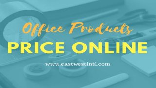 Office Products Price Online