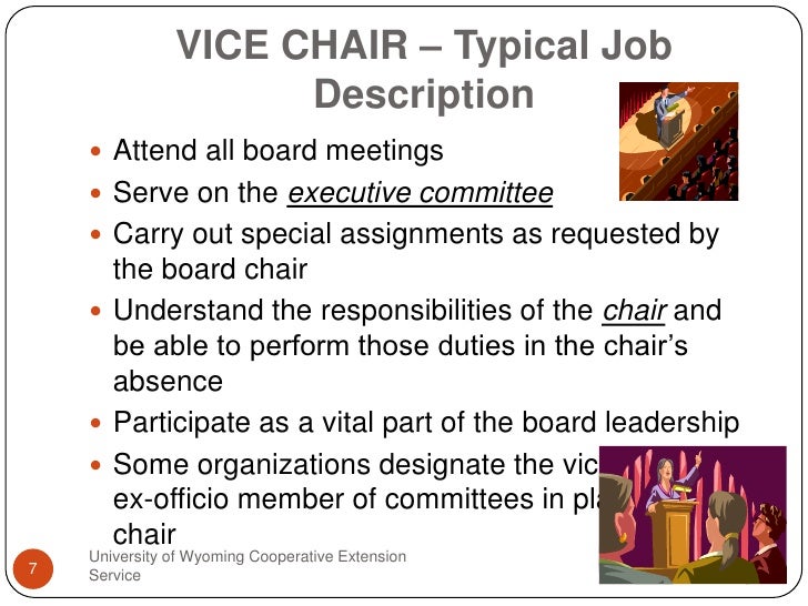 Board Officer Responsibilities