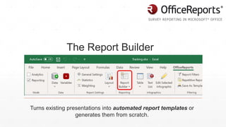 OfficeReports - The Report Builder | PPTX