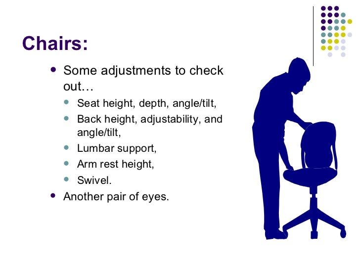 Office Chair Safety Tips
