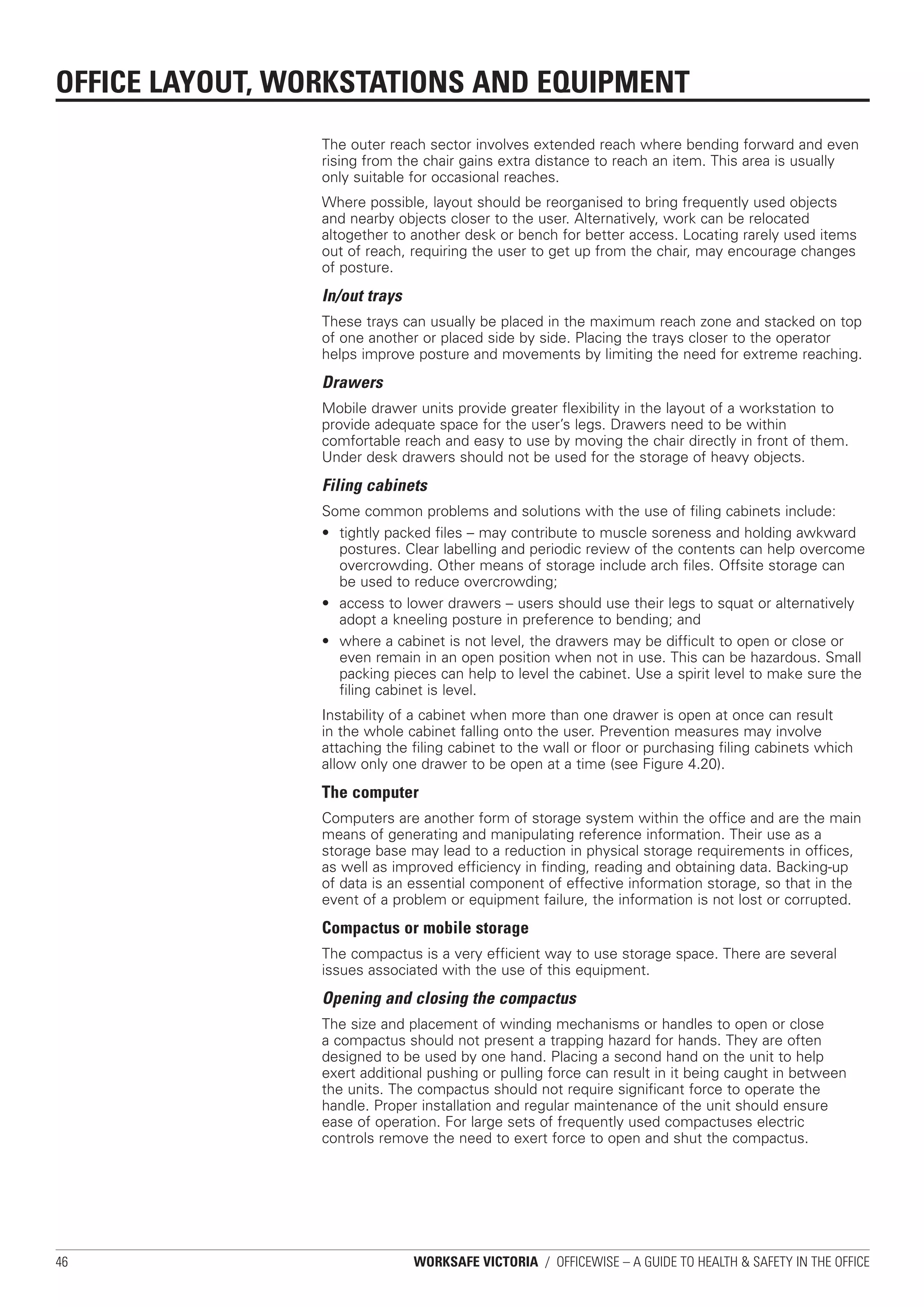A guide to health safety in the office | PDF