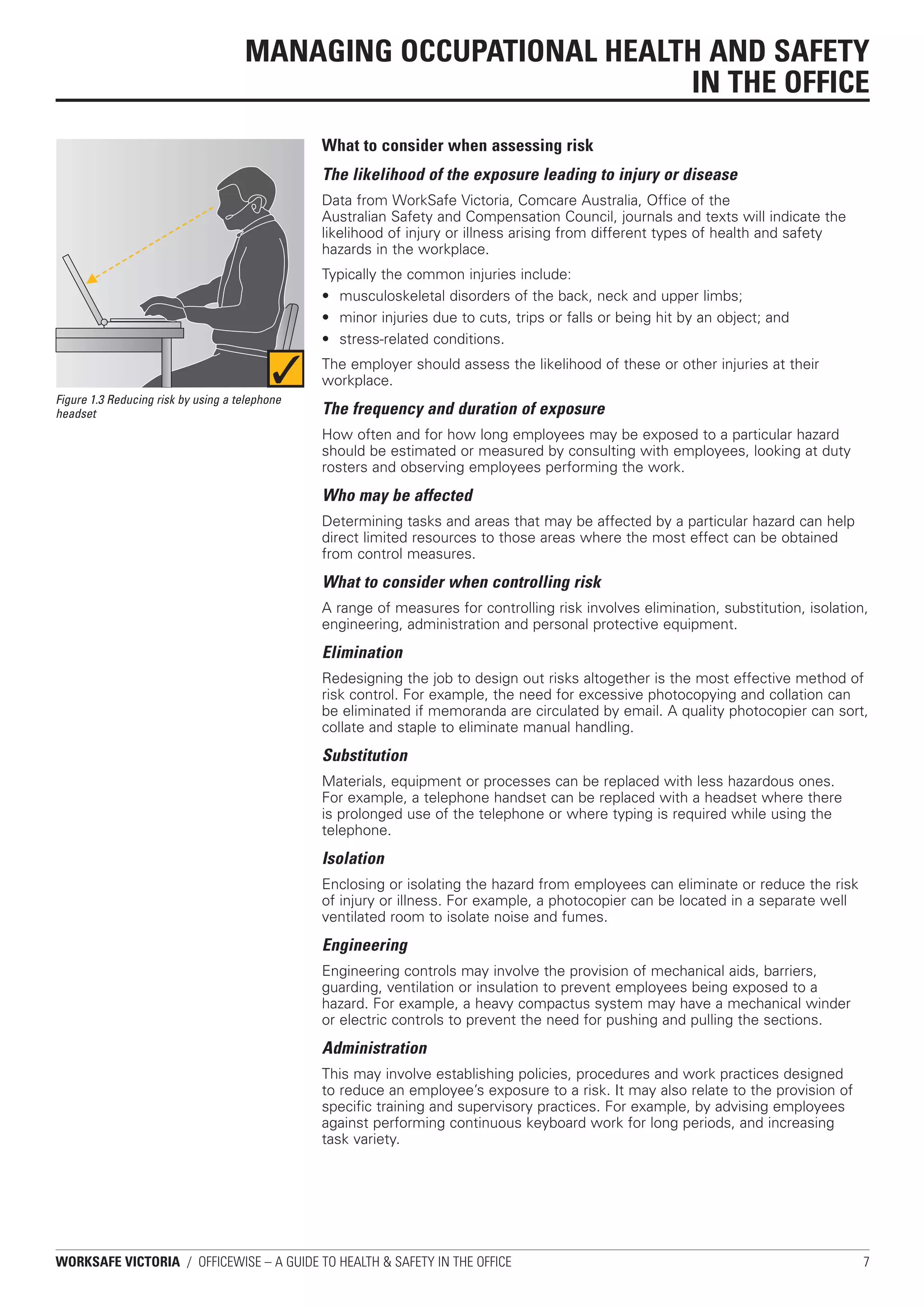 A guide to health safety in the office | PDF