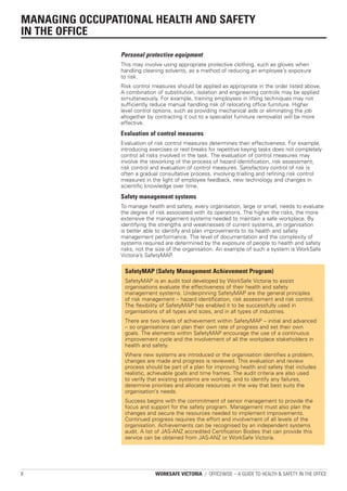 A guide to health safety in the office | PDF
