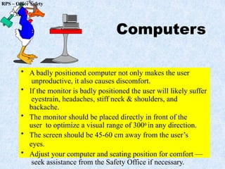 Unsafe Computer Postion OfficeSafety-converted.pptx............... | PPTX