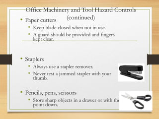 Paper Cutter Machine Safety Office_Safety_Training.ppt