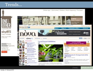 Trends...




                           [ Trends ]
Sunday, 21 February 2010
 