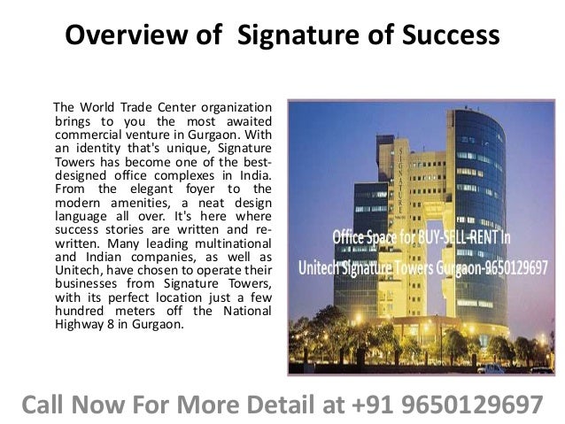 Signature tower gurgaon case study 07 picture