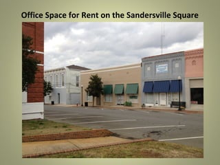 Office Space for Rent on the Sandersville Square
 