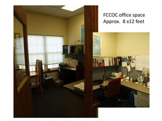 Conference Room seats 6-8
Wipe off board and
telephone
 