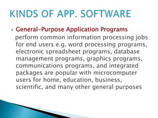 Office support system and application software | PPTX