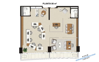 PLANTA 90 m²  