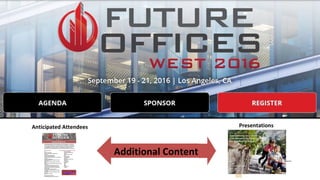 Click here to learn more!
Additional Content
Anticipated Attendees Presentations
 