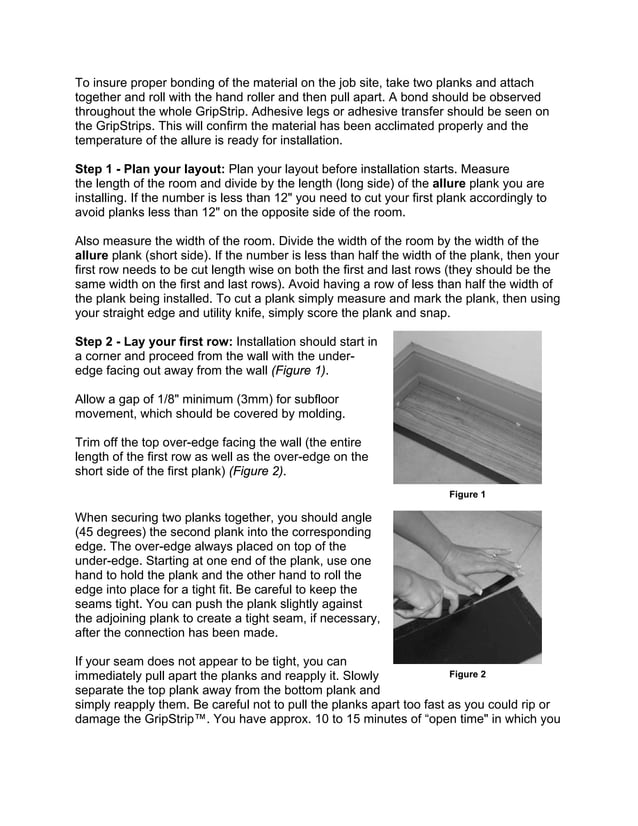 How to Install Allure GripStrip Flooring Official Installation