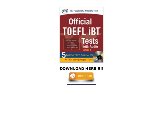 Official Toefl Ibt Tests With Audio Download