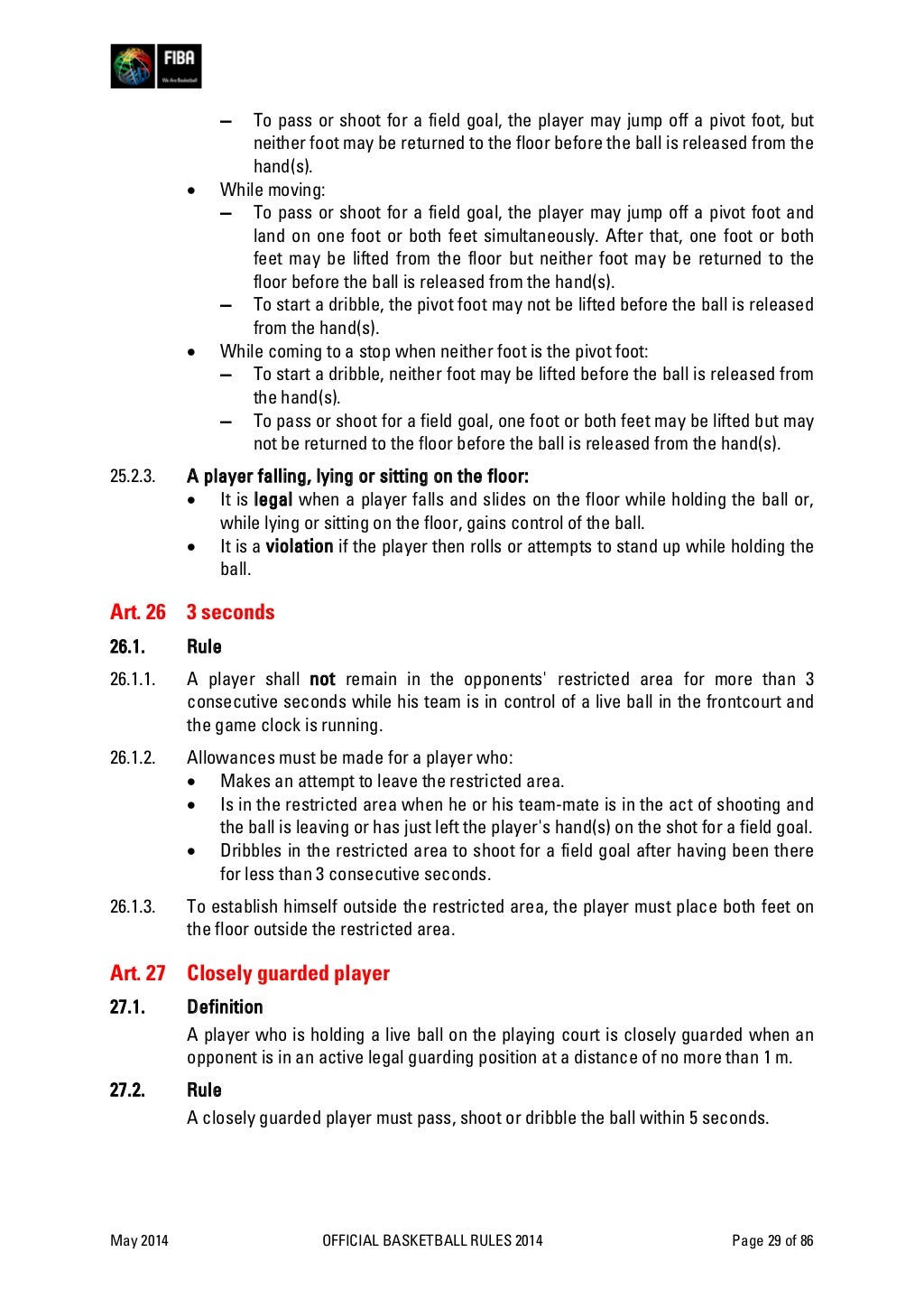Official basketball rules_2014_y