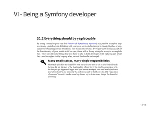 Official book presentation of a year with symfony