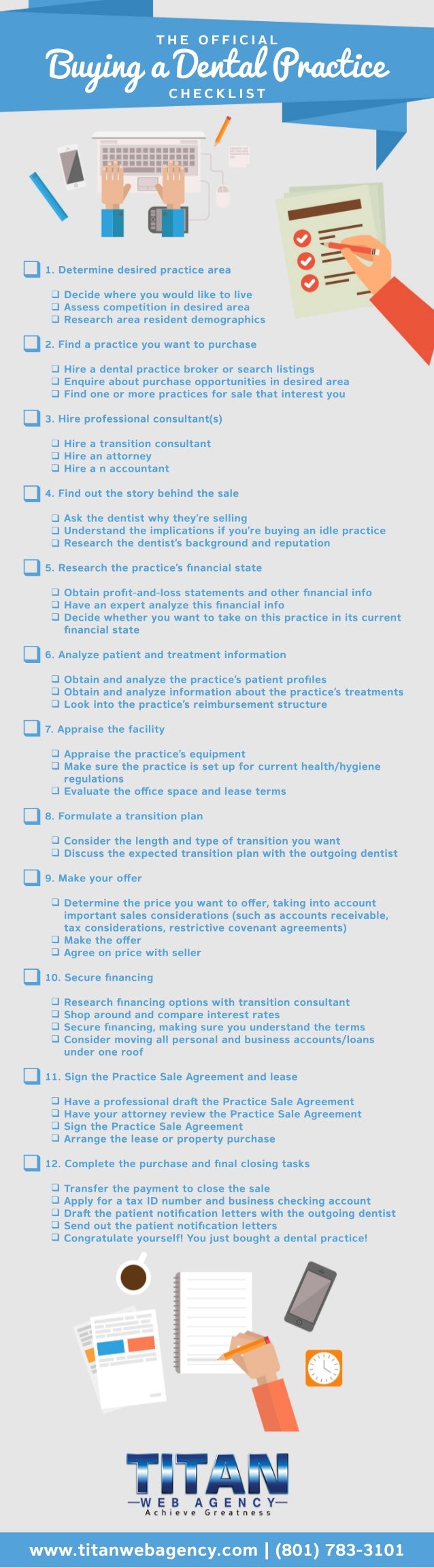 The Official Checklist for Buying a Dental Practice (Infographic)