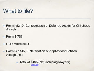 Official daca powerpoint | PPTX