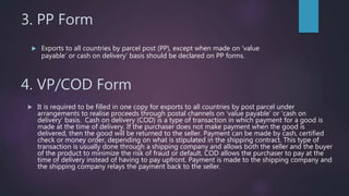 Official Document or Regulatory Documents for export and import ...