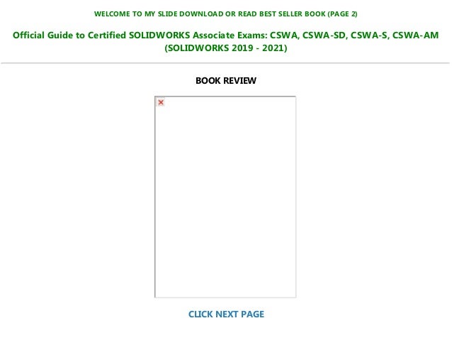 Download In Pdf Official Guide To Certified Solidworks Associate Exa