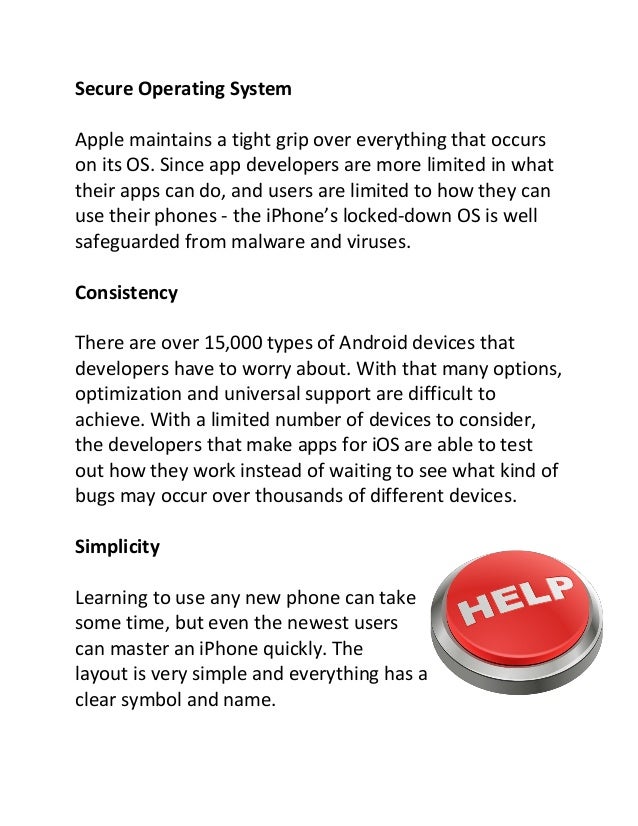 Official iPhone Unlock - Why Choose an iPhone over Android?